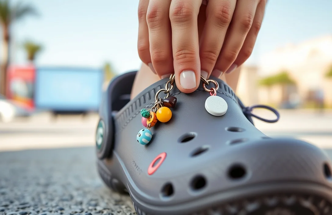 Attaching Jibbitz Charms Step by - how to attach crocs charms to shoes?