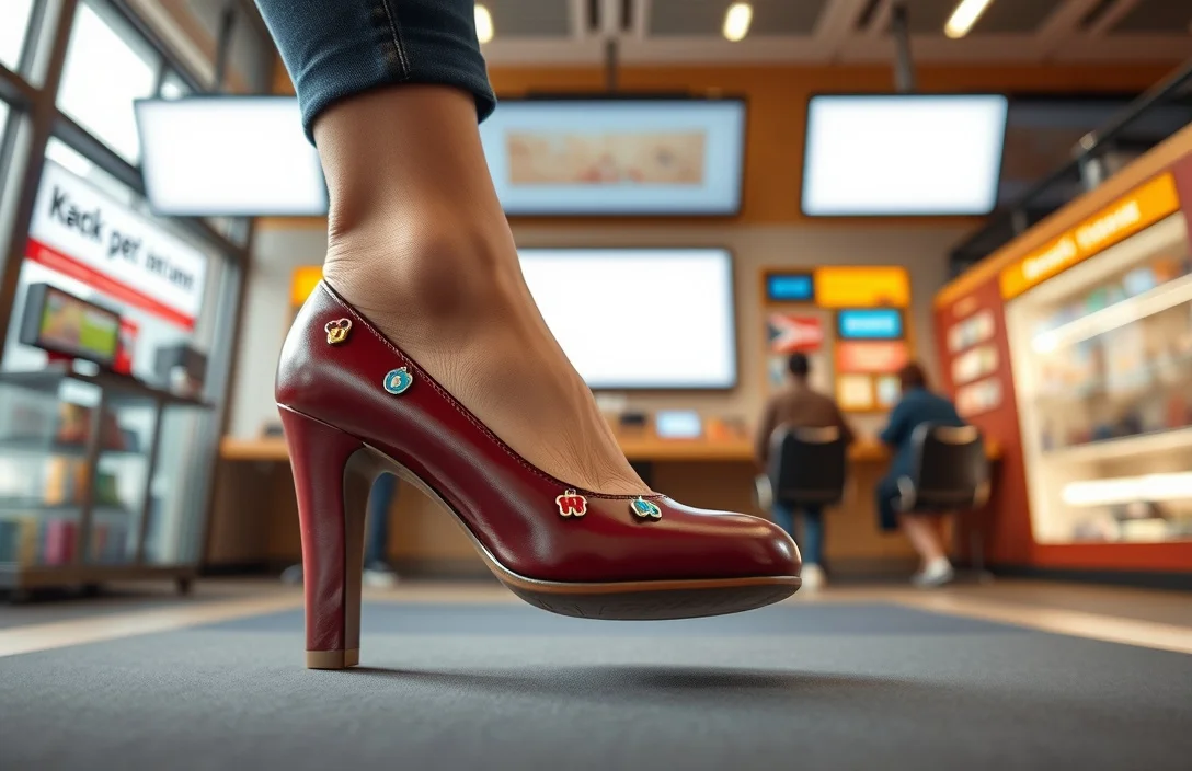 how to put on shoe charms?