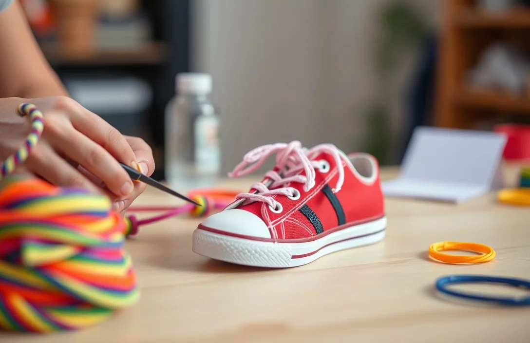 Preparing the Rainbow Loom Setup - how to make a rainbow loom shoe charm?