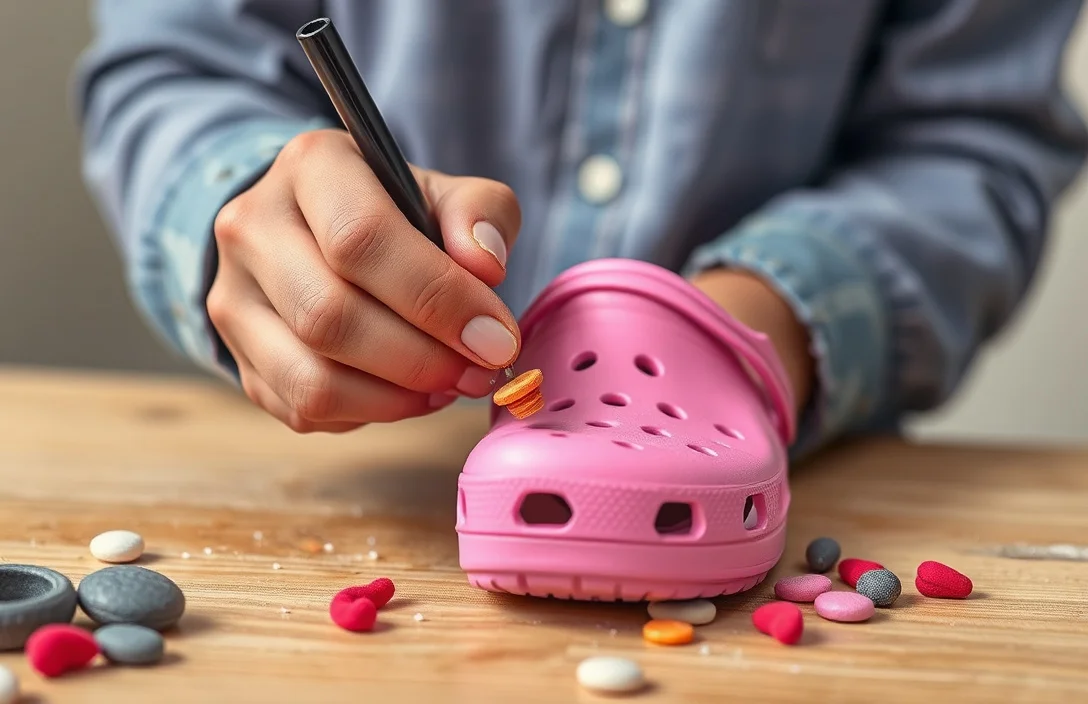 Sealing and Finishing Touches - how to make crocs shoe charms?