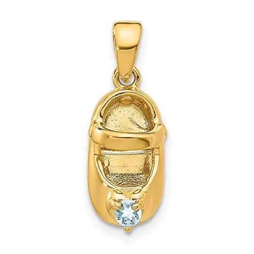 baby shoe charms with birthstone