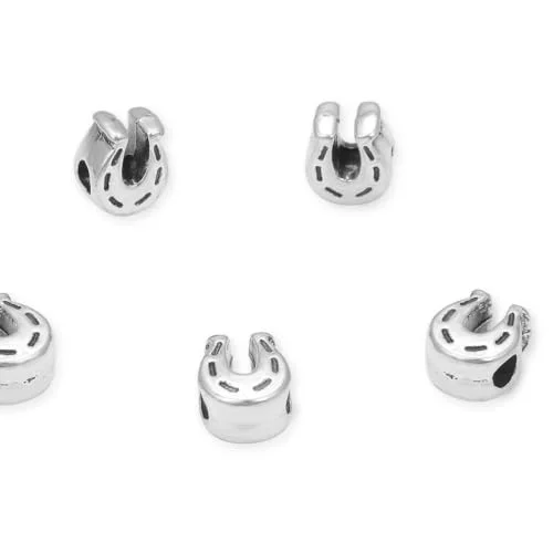 bead horse shoe charms
