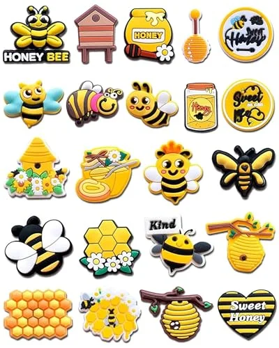 bee charms for shoes