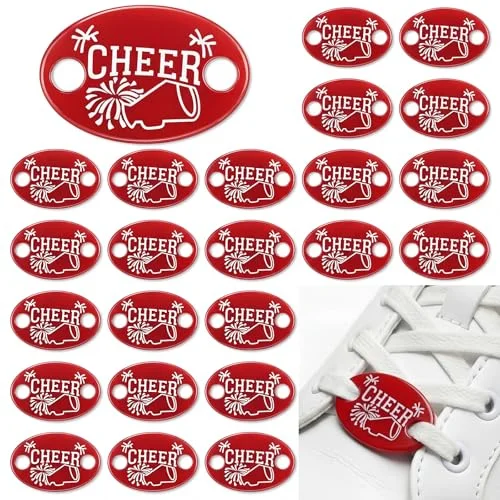 cheer shoe lace charms