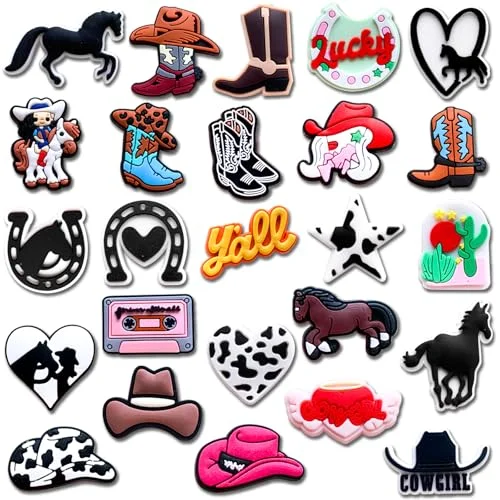 cowboy hat shoe charm