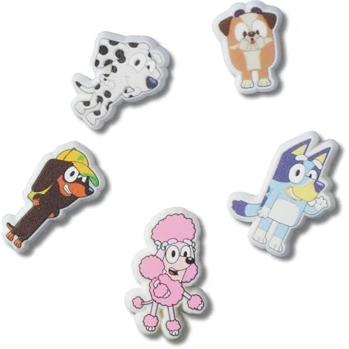 crocs bluey 5-pack jibbitz shoe charms