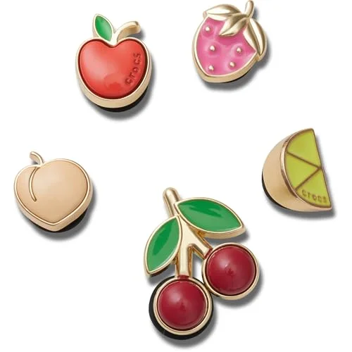 crocs fav fruits jibbitz 5-pack shoe charms
