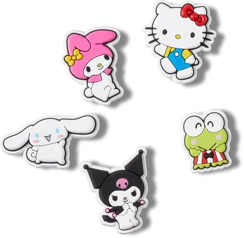 crocs jibbitz hello kitty & friends sanrio shoe charm packs