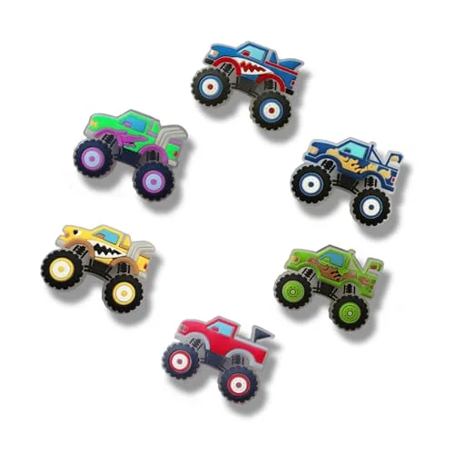 crocs monster truck jibbitz 5-pack shoe charms