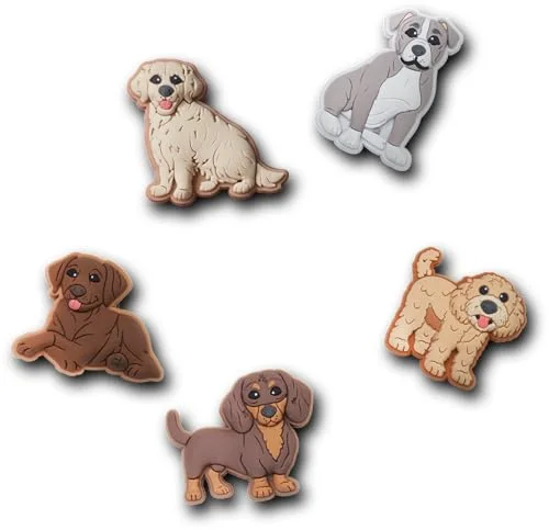 crocs shoe charms 5 piece set - doggie doodle