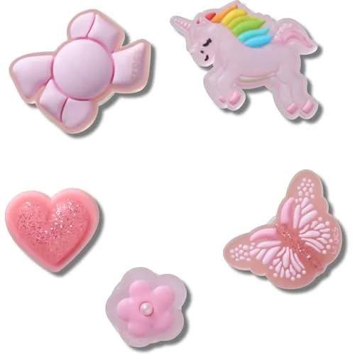 crocs tiny girl favorites jibbitz 5-pack shoe charms