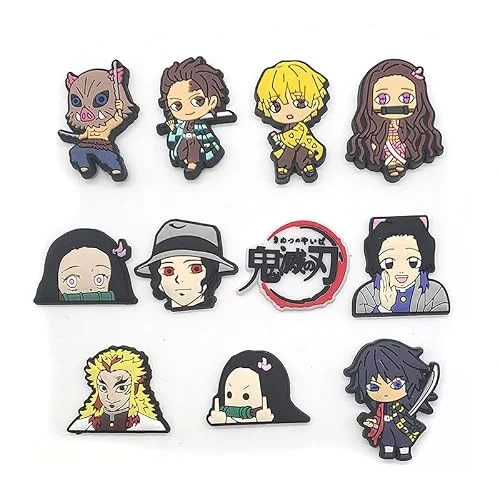 demon slayer shoe charms