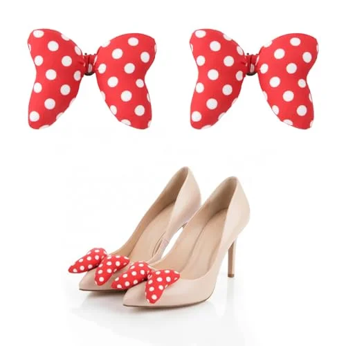 disney minnie mouse red shoe dangle charm