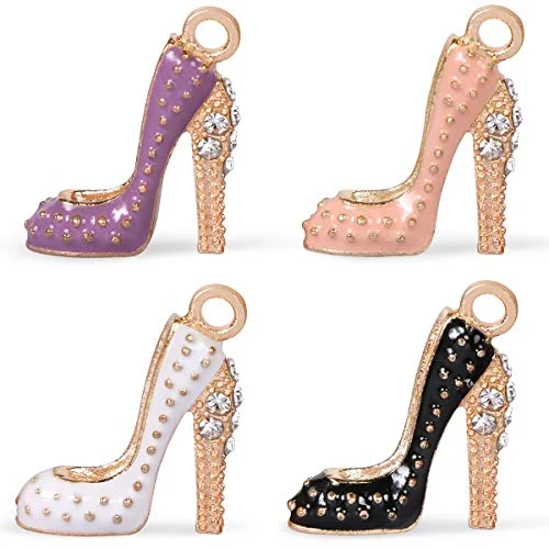 heel shoe charm bracelet