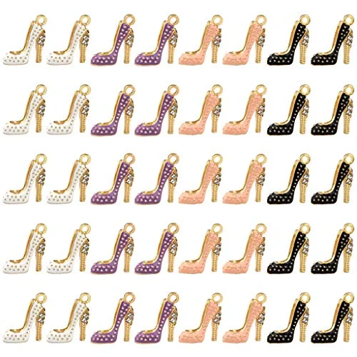 high heel shoe charms