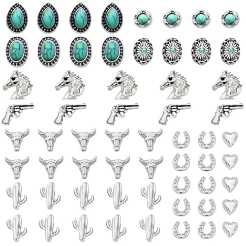 horse shoe nail letter a charm