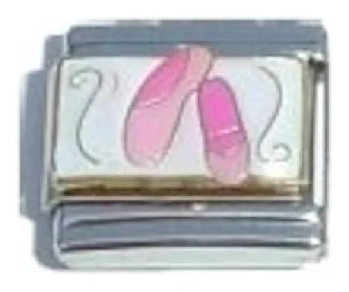 links ballet shoes charm