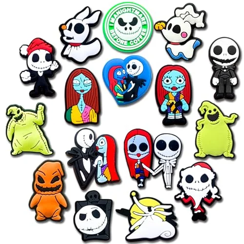 nightmare before christmas shoe charms
