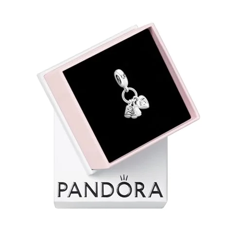 pandora baby bottle and shoes dangle charm