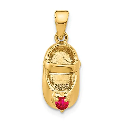 personalized baby shoe charm