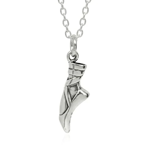 pointe shoe necklace charm