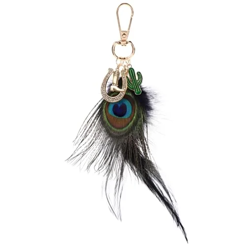 purse keyring charms purse shoe peacock