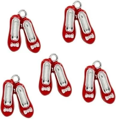 red high heel shoe charms
