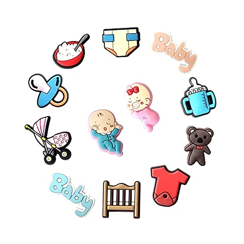 romantic baby shoe charms