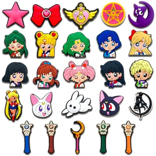 sailor moon shoe charm